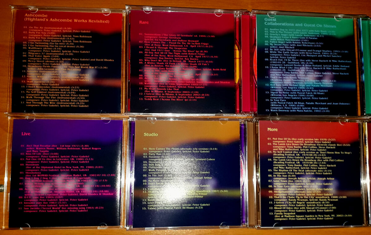 Peter Gabriel - Rare 6CD Set