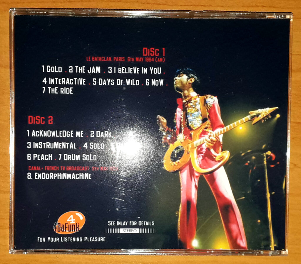 Prince - Le Bataclan ’94 2CD